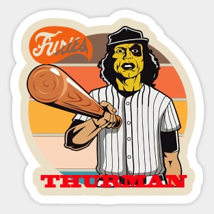 THURMAN RED THE WARRIORS Sticker